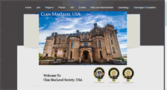Desktop Screenshot of clanmacleodusa.org
