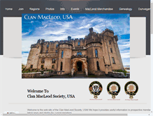 Tablet Screenshot of clanmacleodusa.org